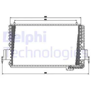 Condenser, air conditioning (TSP0225159)