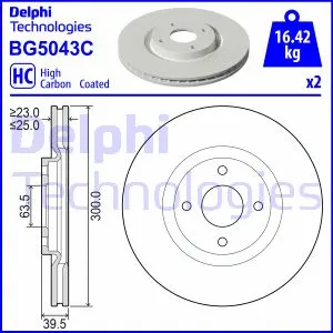 Brake Disc (BG5043C)