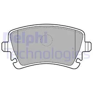 Brake Pad Set, disc brake (LP1920)