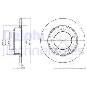 Brake Disc (BG2208)
