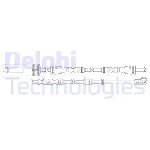 Warning Contact, brake pad wear (LZ0259)