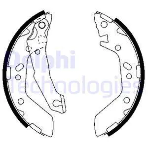 Brake Shoe Set (LS1909)