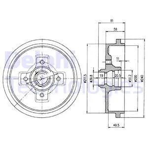 Brake Drum (BF310)