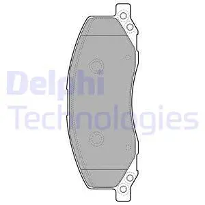 Brake Pad Set, disc brake (LP2082)