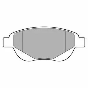 Brake Pad Set, disc brake (LP3638)