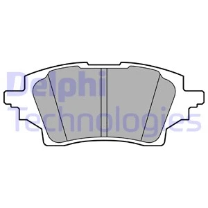 Brake Pad Set, disc brake (LP3608)