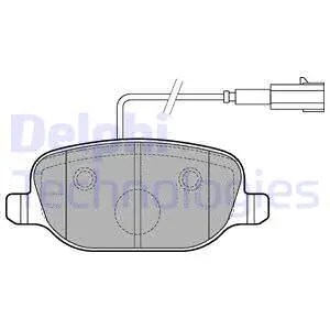 Brake Pad Set, disc brake (LP2223)