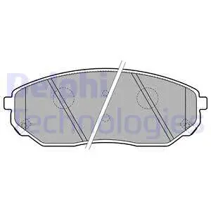 Brake Pad Set, disc brake (LP1849)