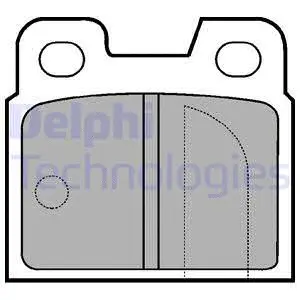 Brake Pad Set, disc brake (LP83)