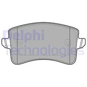 Brake Pad Set, disc brake (LP2106)