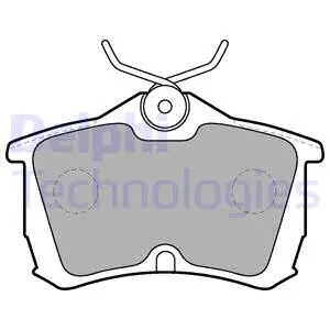 Brake Pad Set, disc brake (LP1626)