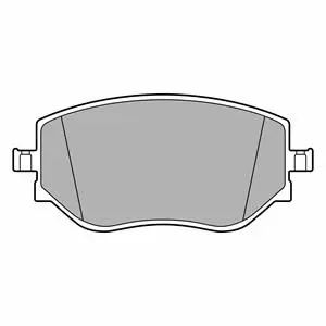 Brake Pad Set, disc brake (LP3644)