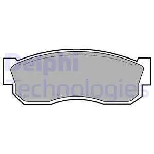 Brake Pad Set, disc brake (LP261)