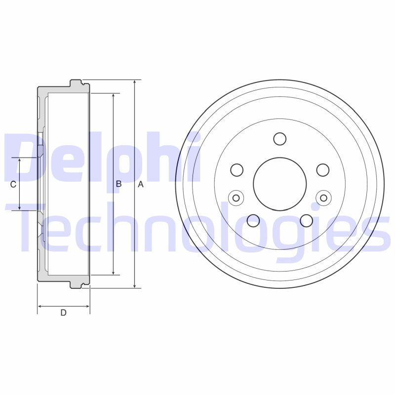 Brake Drum (BF597)