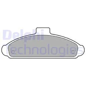 Brake Pad Set, disc brake (LP738)