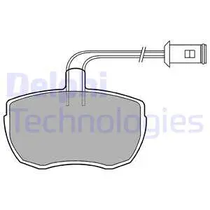 Brake Pad Set, disc brake (LP480)