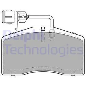Brake Pad Set, disc brake (LP1945)