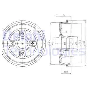 Brake Drum (BF423)