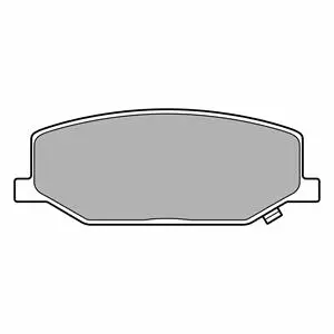 Brake Pad Set, disc brake (LP3657)