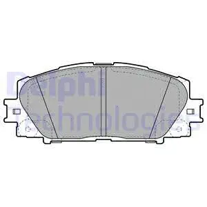 Brake Pad Set, disc brake (LP2006)