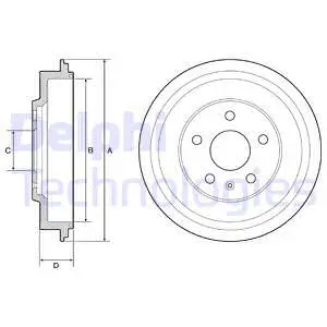 Brake Drum (BF561)