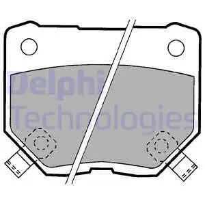 Brake Pad Set, disc brake (LP1057)