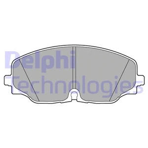 Brake Pad Set, disc brake (LP3543)