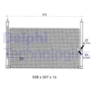Condenser, air conditioning (TSP0225317)