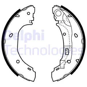 Brake Shoe Set (LS1925)
