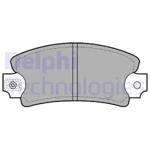 Brake Pad Set, disc brake (LP171)