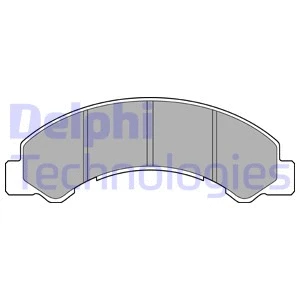 Brake Pad Set, disc brake (LP2769)