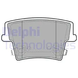 Brake Pad Set, disc brake (LP2035)