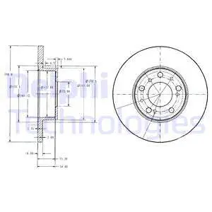 Brake Disc (BG2257)
