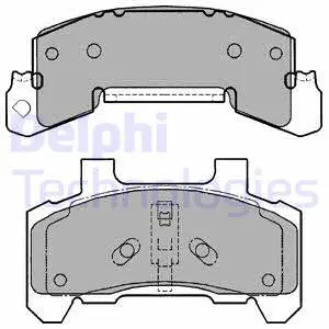 Brake Pad Set, disc brake (LP1263)