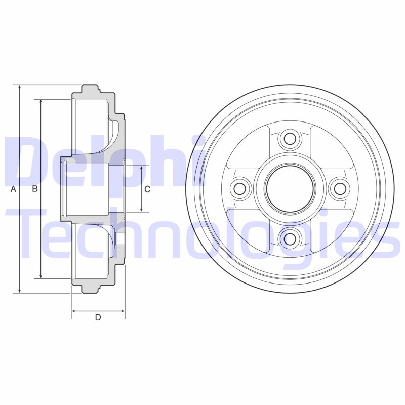 Brake Drum (BF584)