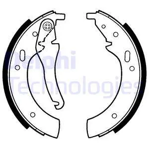 Brake Shoe Set (LS1229)