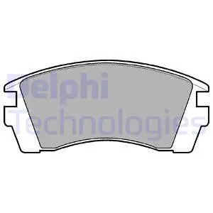 Brake Pad Set, disc brake (LP952)