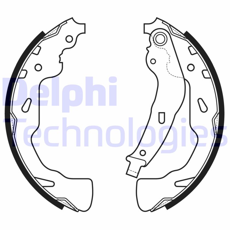 Brake Shoe Set (LS2176)