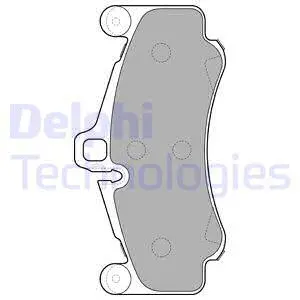 Brake Pad Set, disc brake (LP2232)