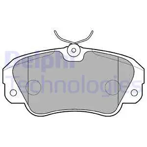 Brake Pad Set, disc brake (LP848)