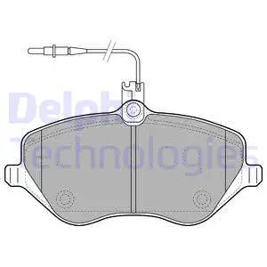 Brake Pad Set, disc brake (LP1891)