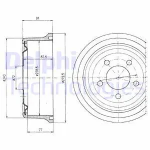 Brake Drum (BF364)