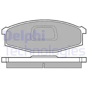 Brake Pad Set, disc brake (LP745)