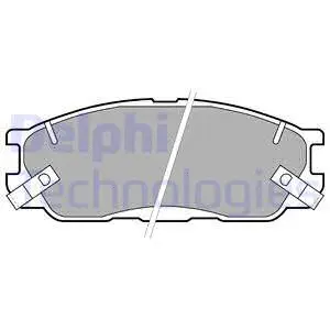 Brake Pad Set, disc brake (LP1459)