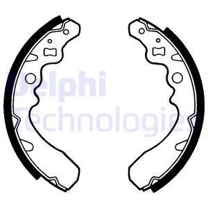 Brake Shoe Set (LS1362)
