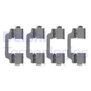 Accessory Kit, disc brake pad (LX0458)