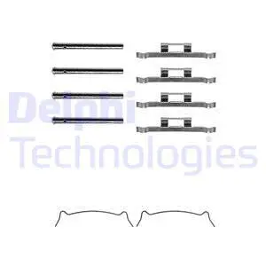 Accessory Kit, disc brake pad (LX0281)