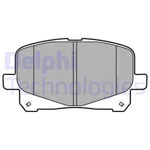 Brake Pad Set, disc brake (LP2129)
