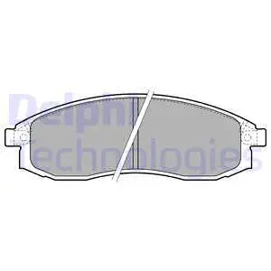 Brake Pad Set, disc brake (LP1759)