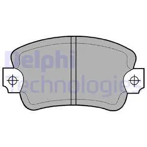 Brake Pad Set, disc brake (LP197)